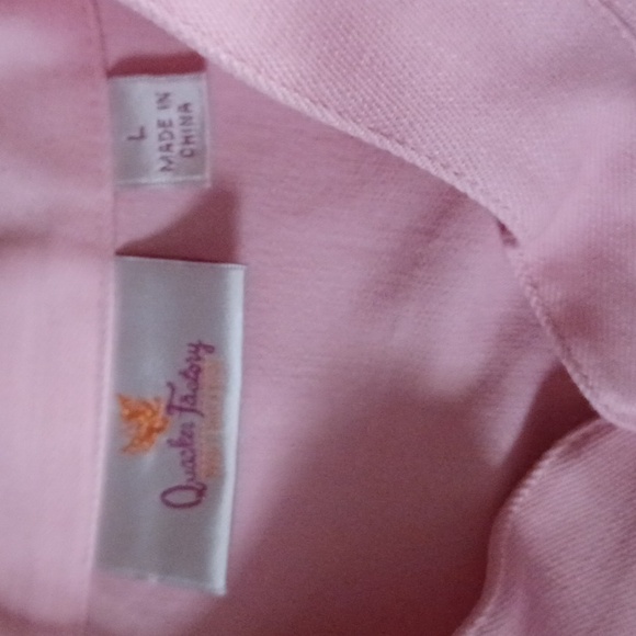 Quacker Factory Pink Jacket ✨️Bling✨️ Size Large NWOT - Picture 2 of 9